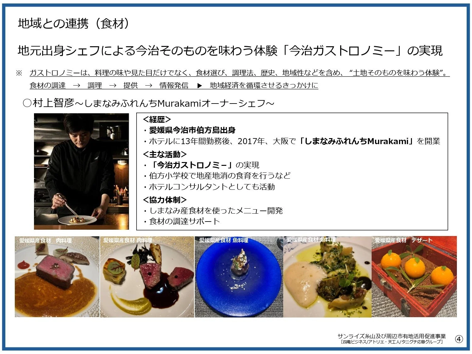 地域連携（食材）の紹介