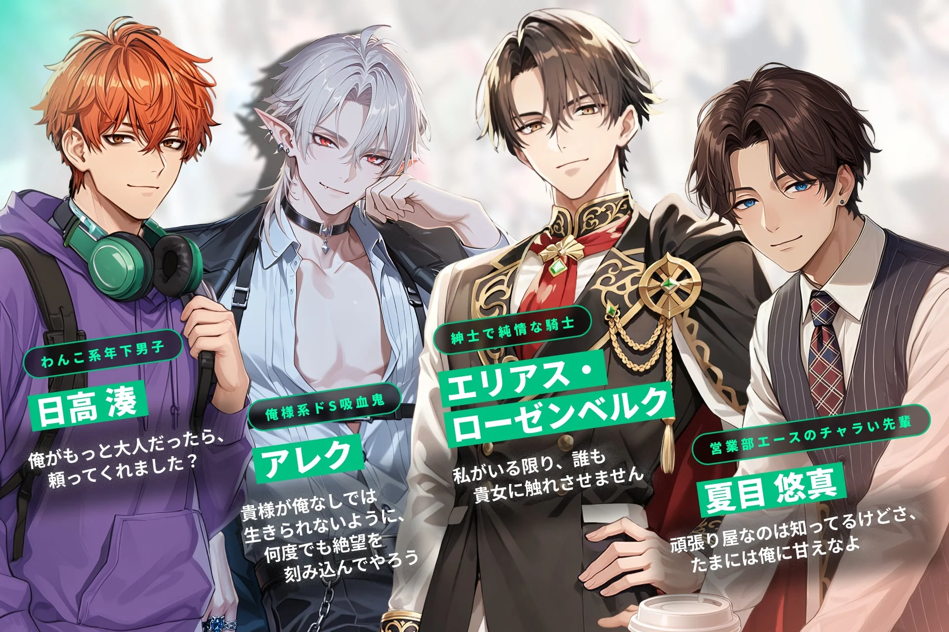 男性キャラクター紹介