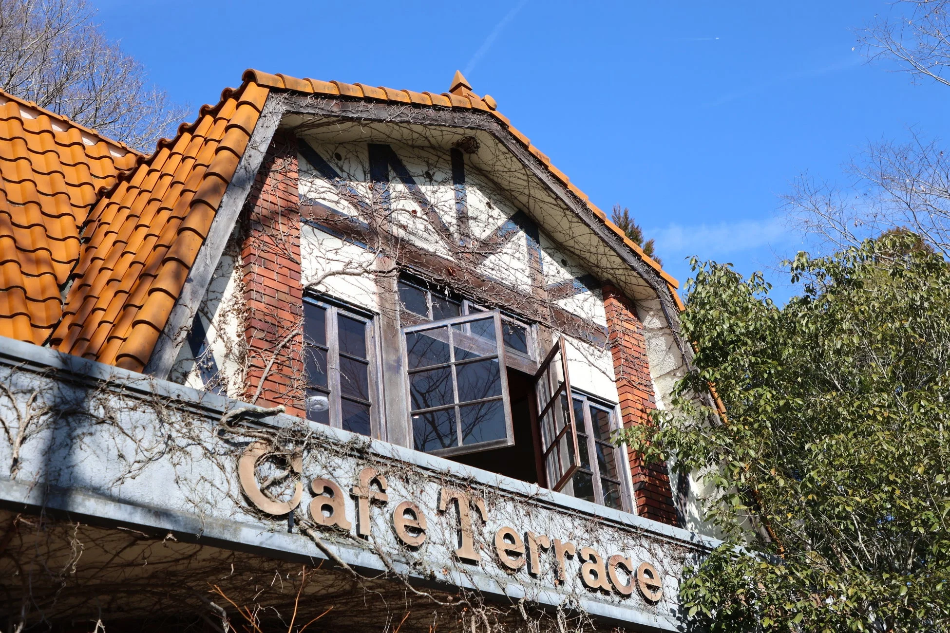 森と花の絵本ミュージアムGarden Leiの建物外観