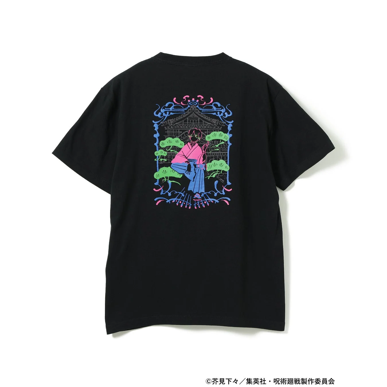 呪術廻戦 BEAMS MANGART コラボTシャツ背面