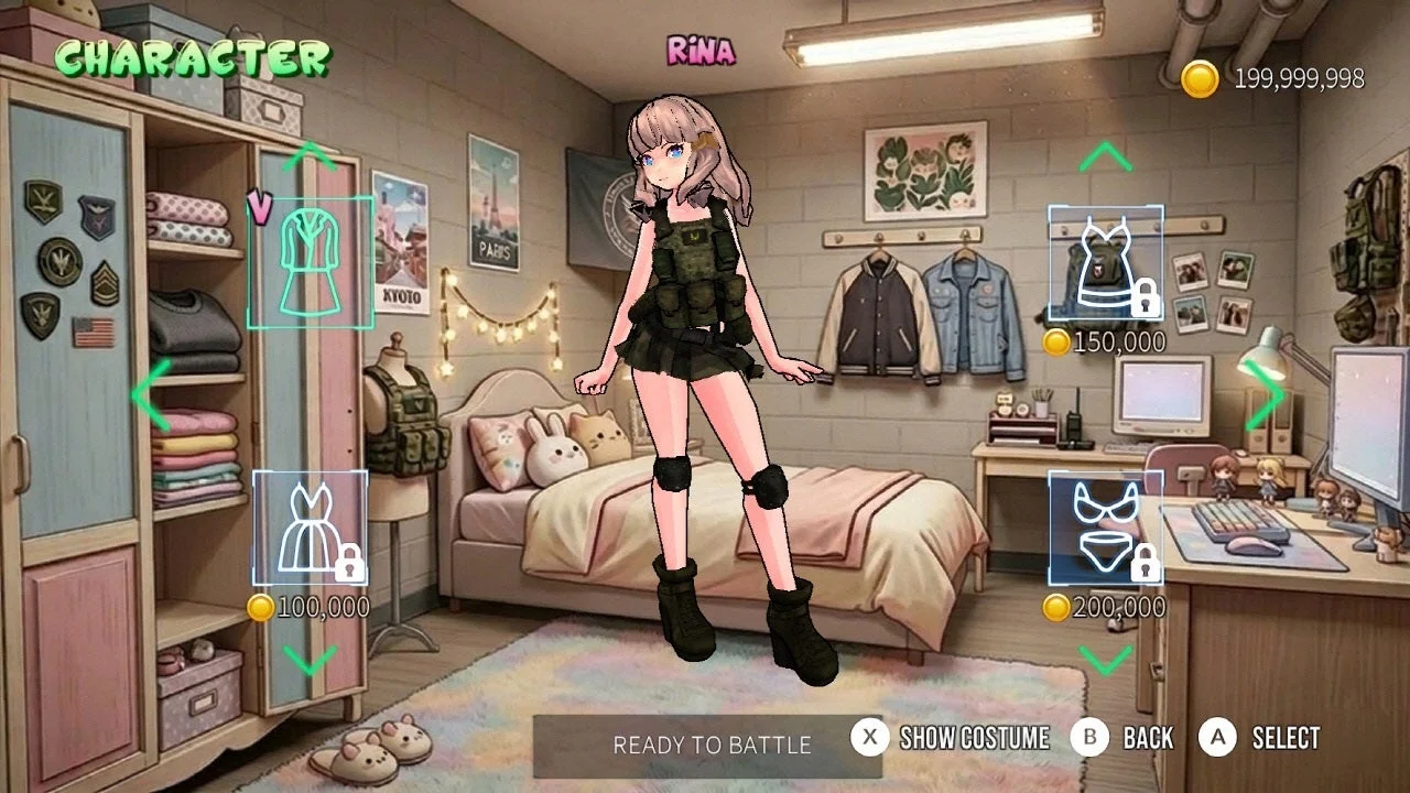 リナのコスチュームコレクション