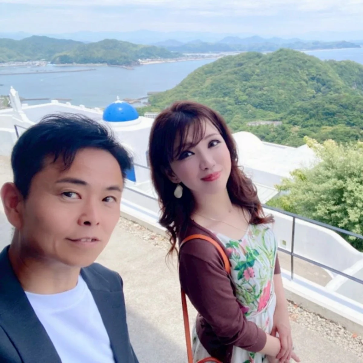 絶景でのカップル