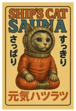 SHIP'S CAT SAUNA さっぱり すっきり 元気ハツラツ