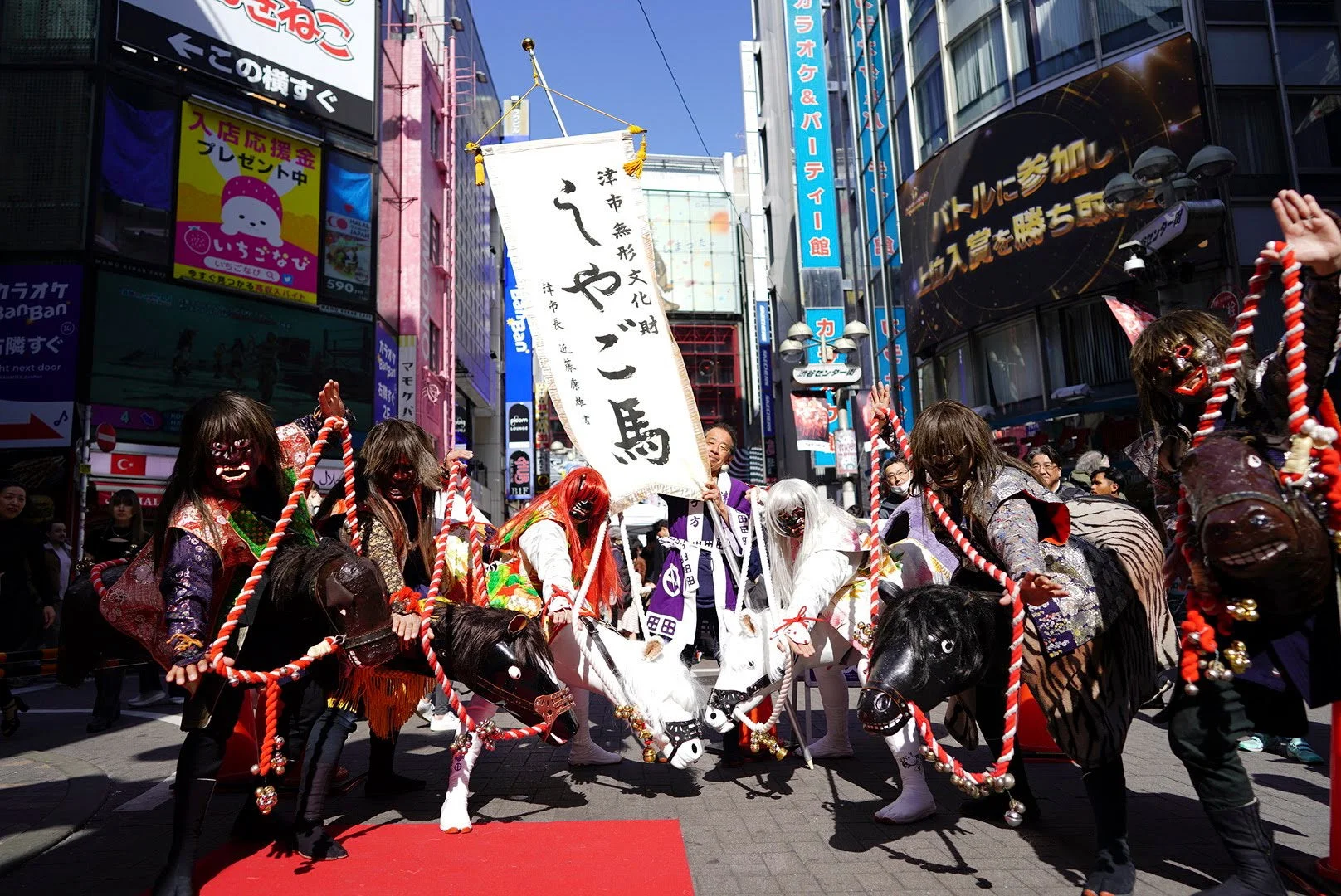 三重のしゃご馬のパレード