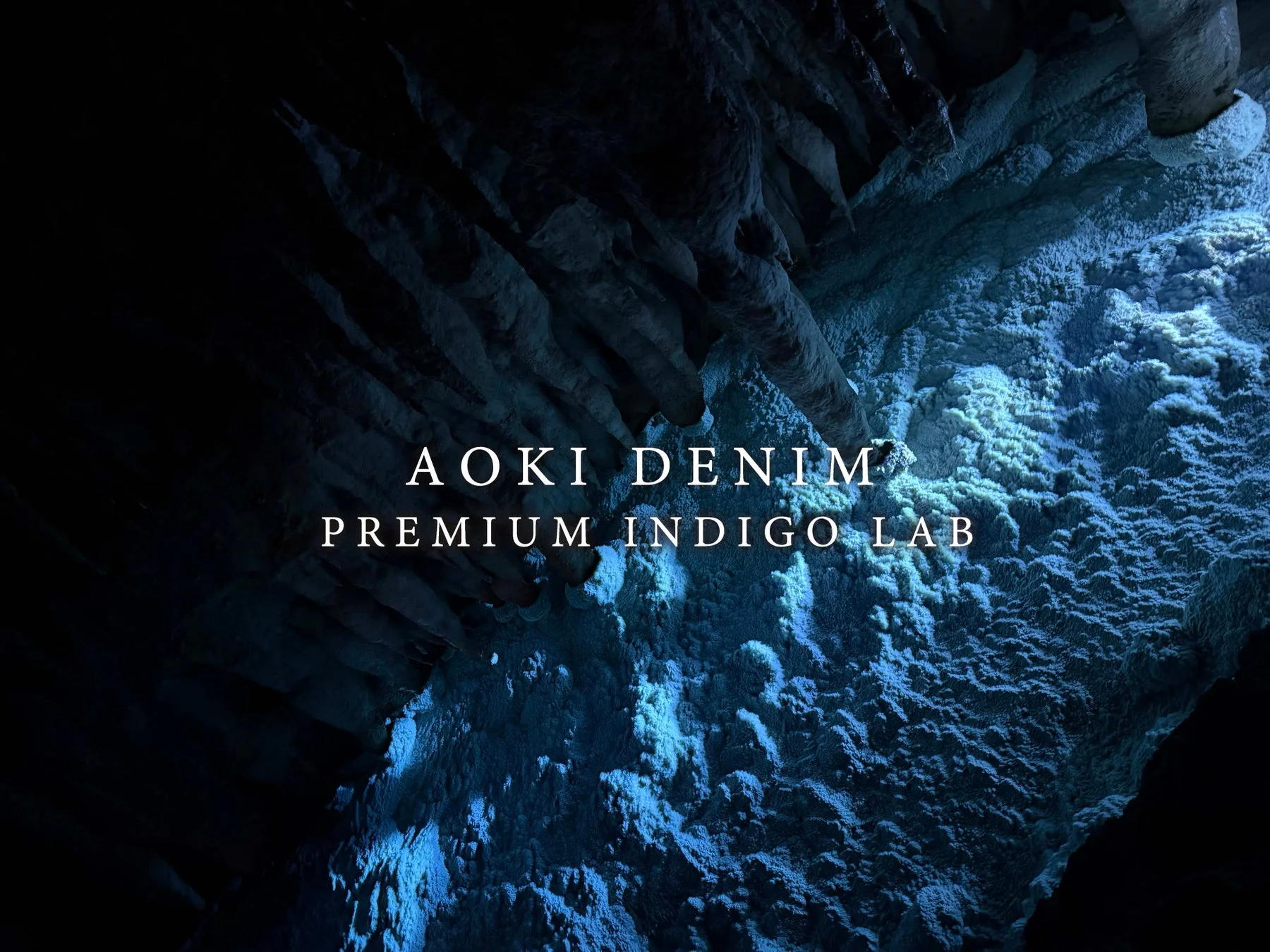 AOKI DENIM PREMIUM INDIGO LABの店内