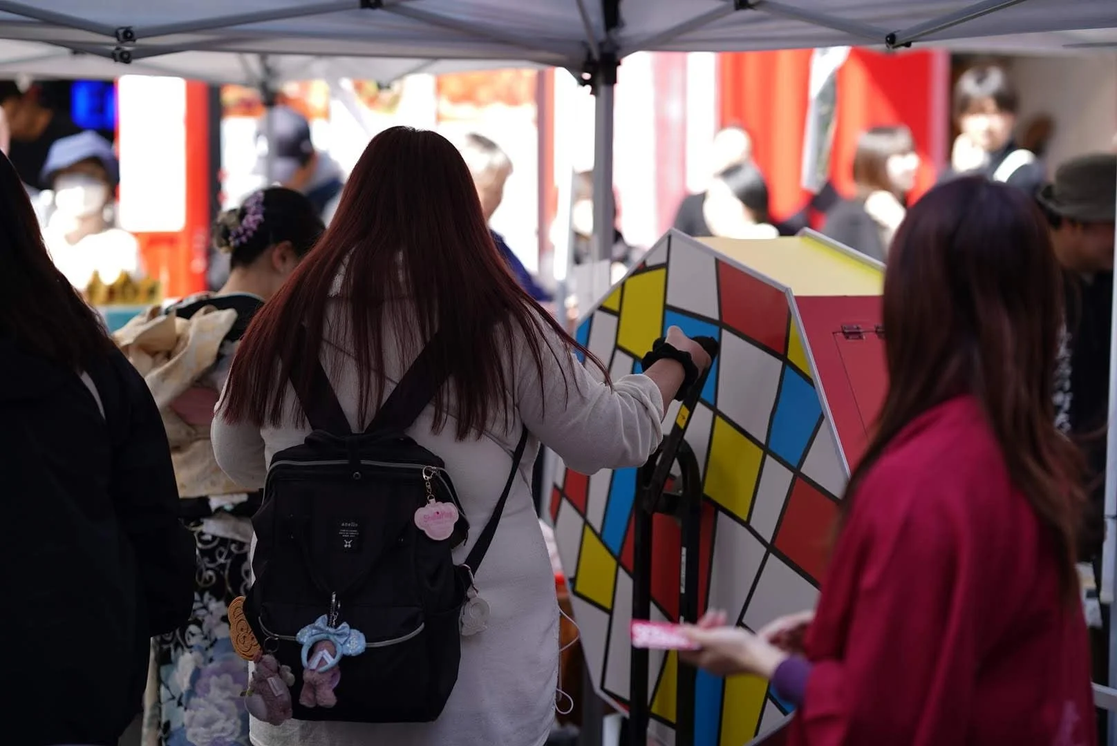 イベントの抽選会の様子