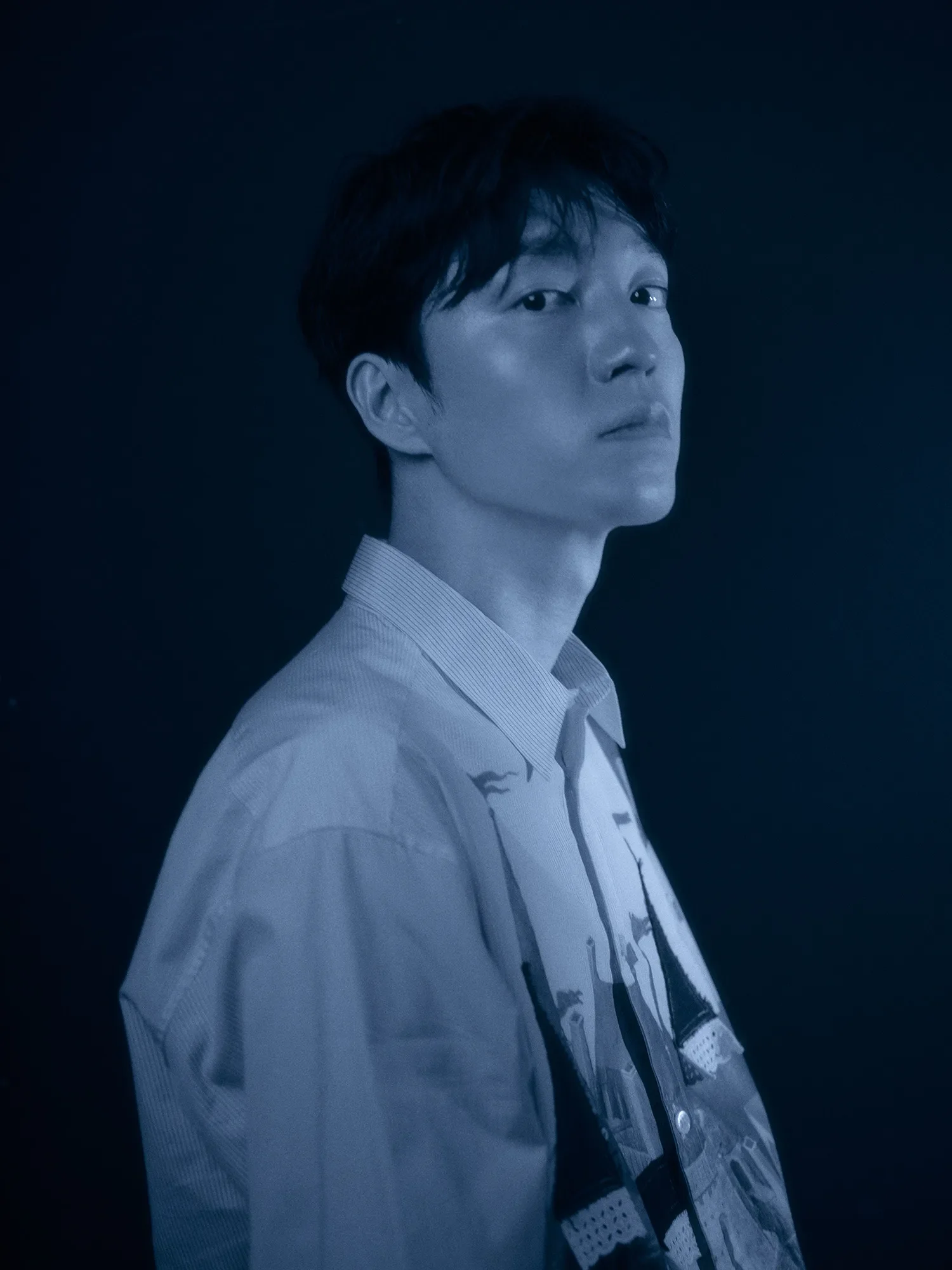 真剣な表情の森田美勇人