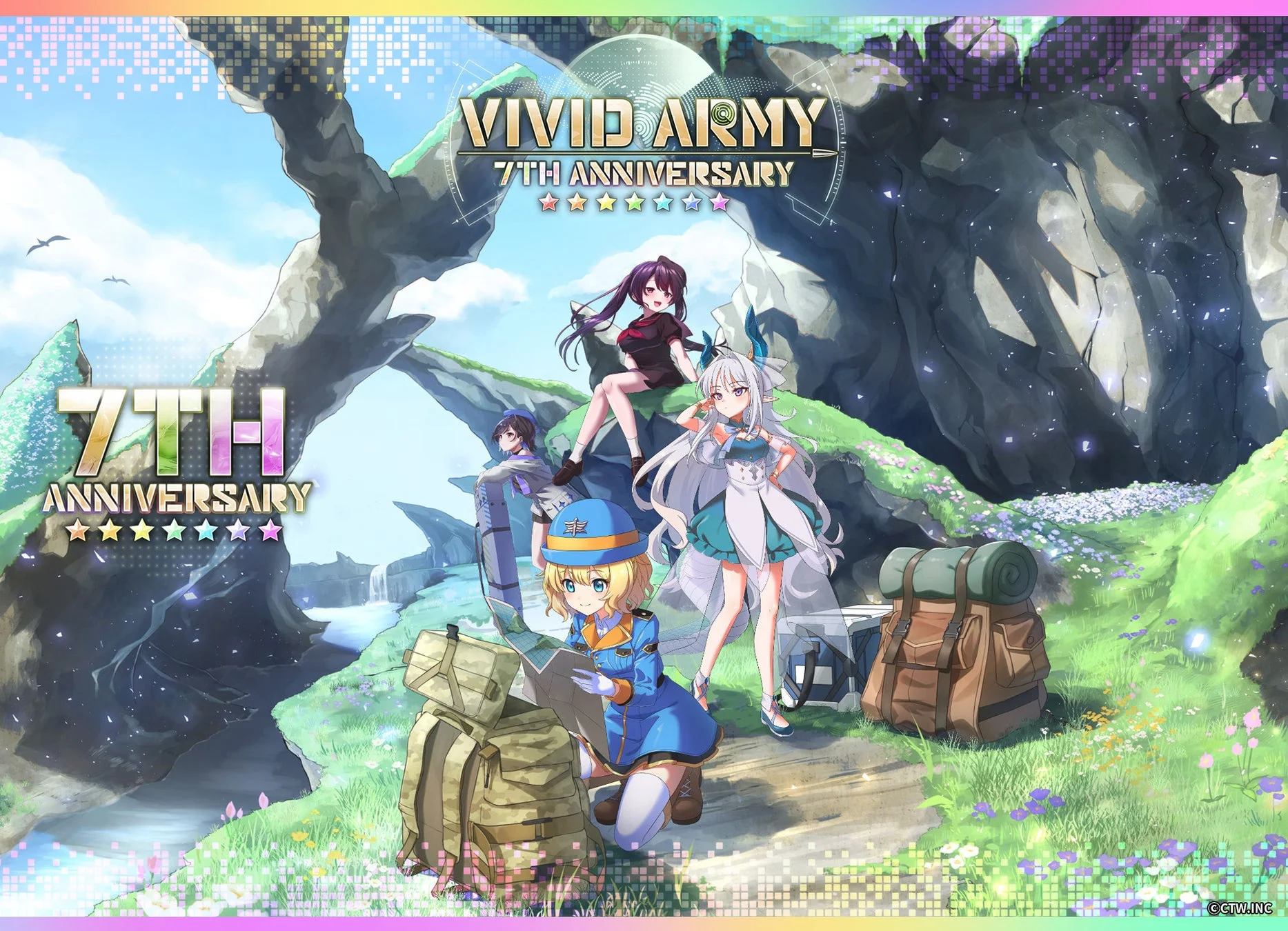 ビビッドアーミー 7周年記念イラスト