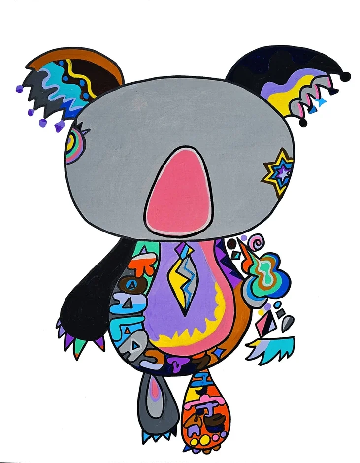 コアラのぬいぐるみサブローの原画