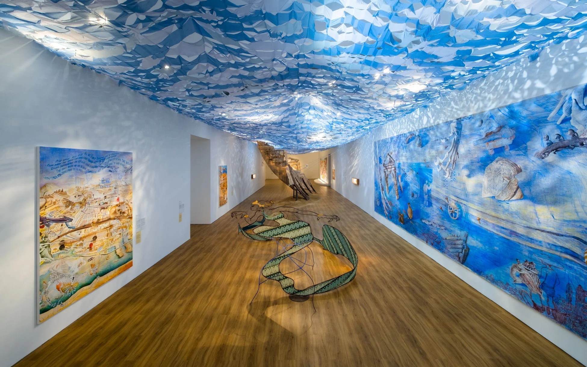 今津景氏とバグース・パンデガ氏の展示イメージ