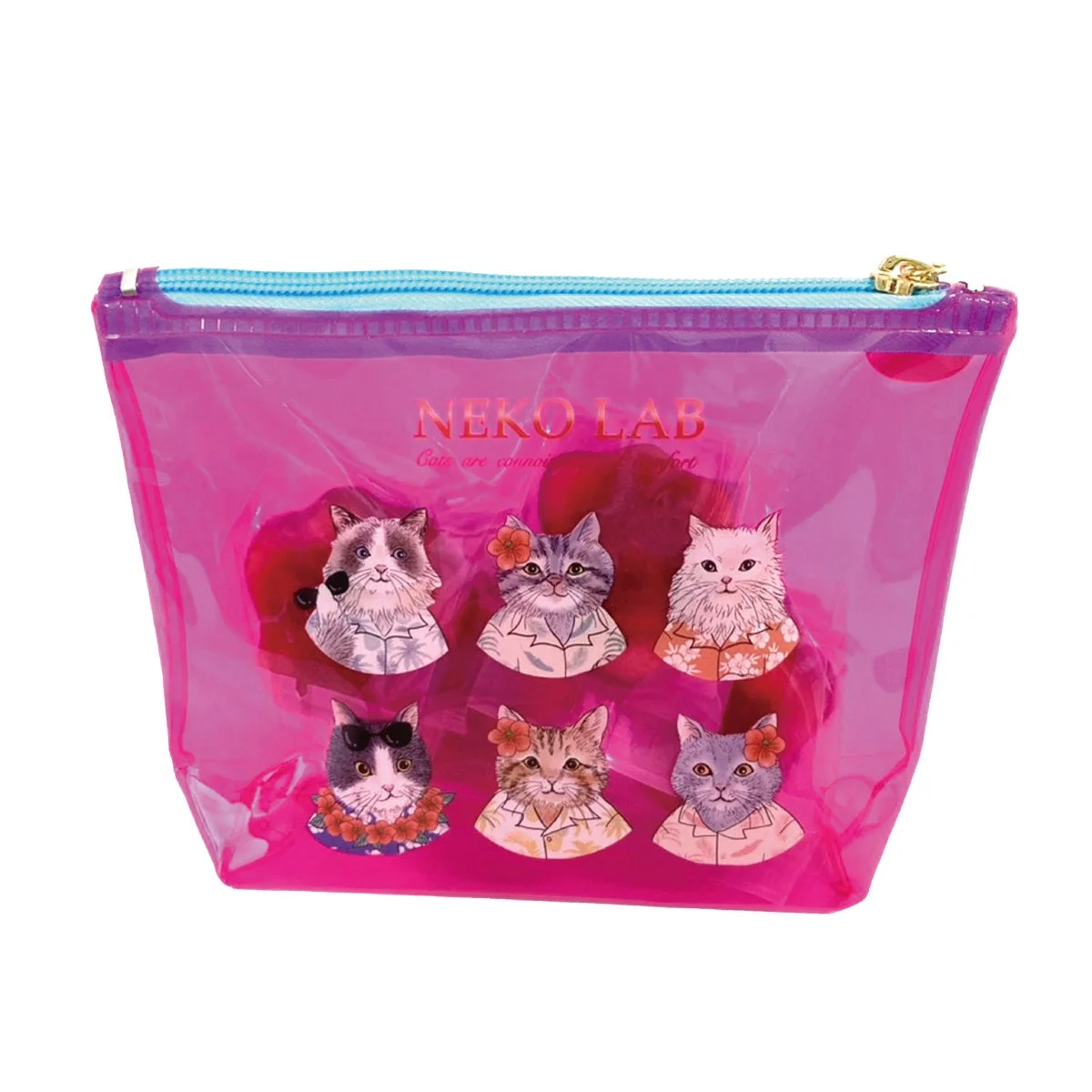 肉球フィナンシェ入りクリアポーチ