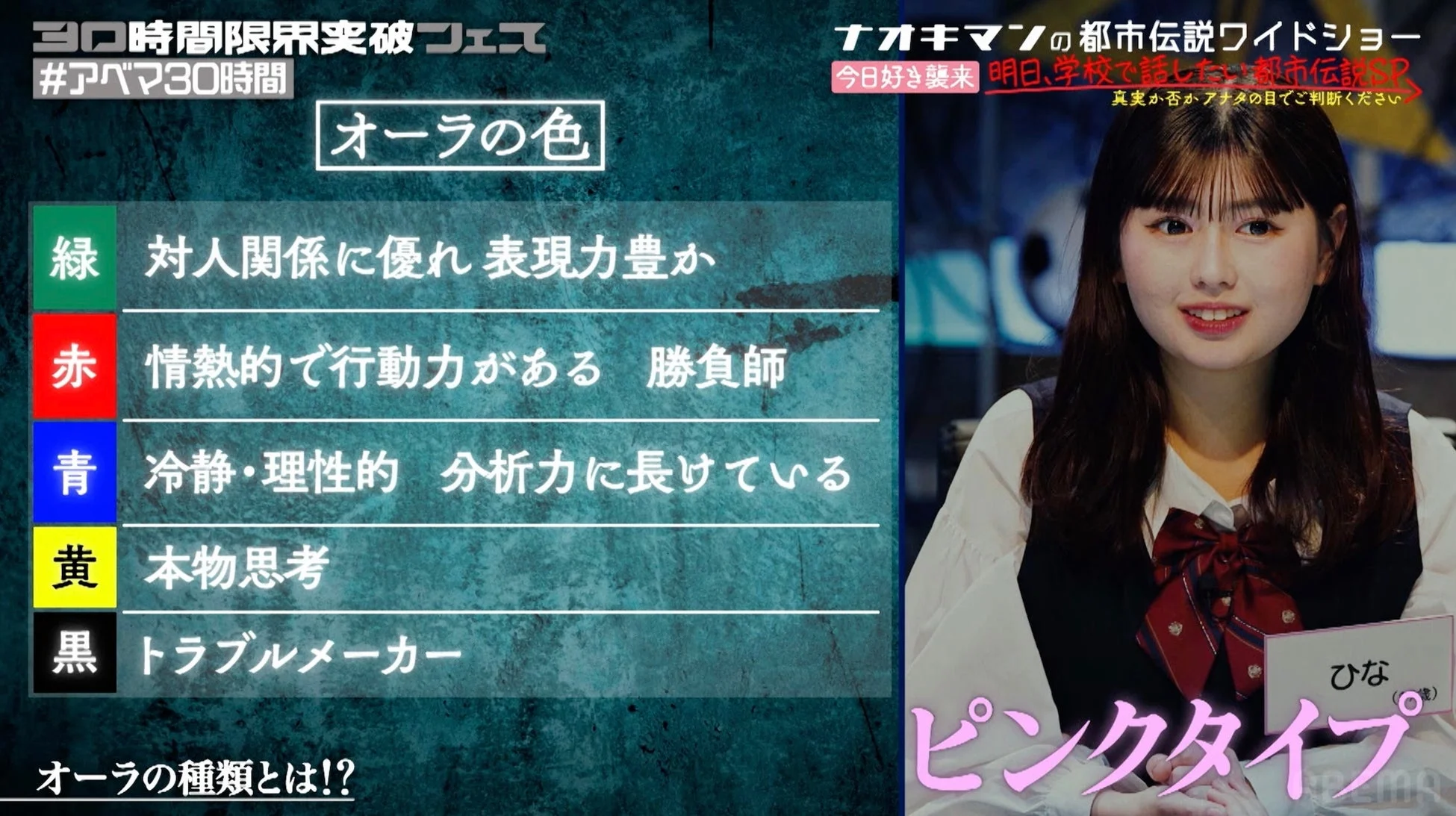 長浜広奈のオーラ診断結果