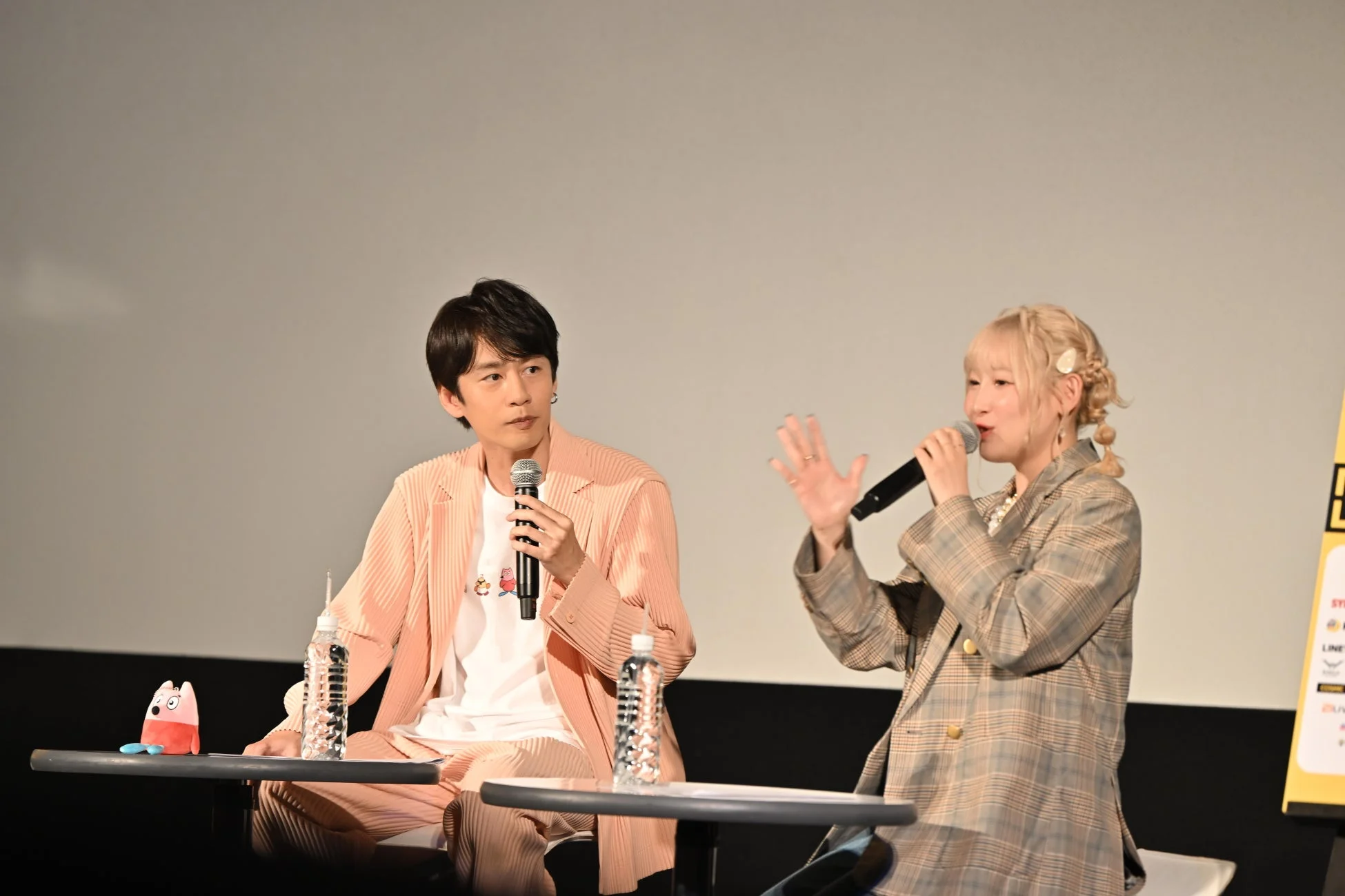 中丸雄一氏と南條愛乃氏のトークショー