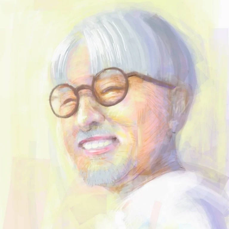 白髪の男性のイラスト