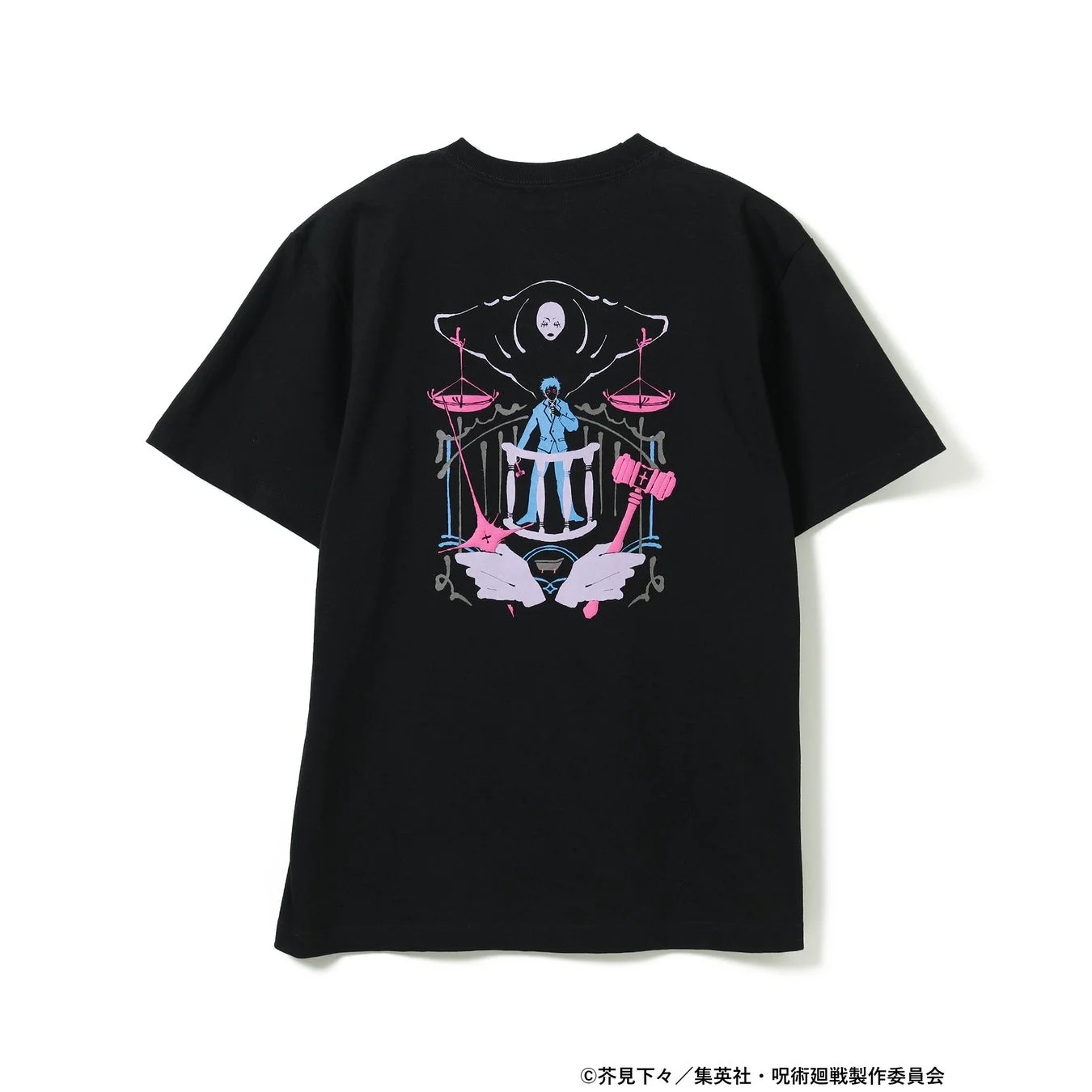 呪術廻戦 BEAMS MANGART コラボTシャツ背面