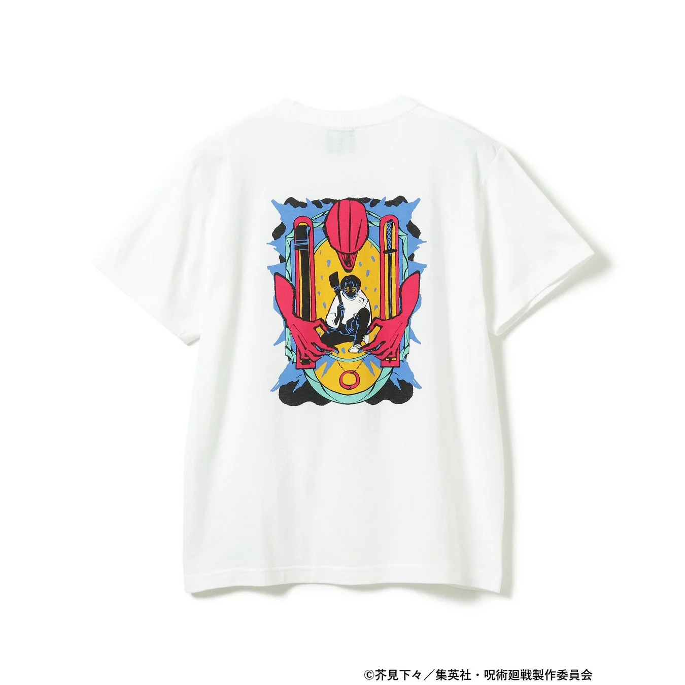 呪術廻戦 BEAMS MANGART コラボTシャツ背面