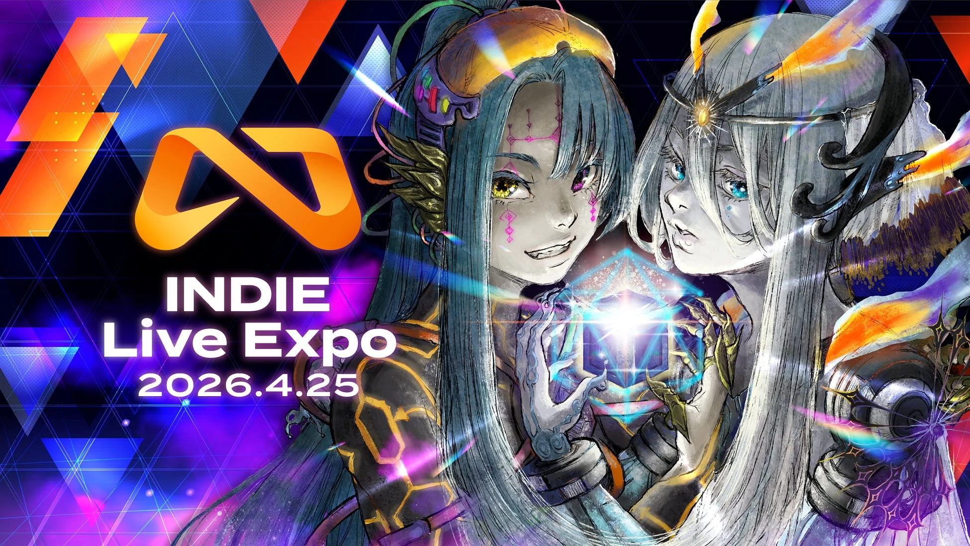 インディーゲームイベント「INDIE Live Expo 2026.4.25」の告知ビジュアル。