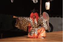 Takigi-Oni Performance