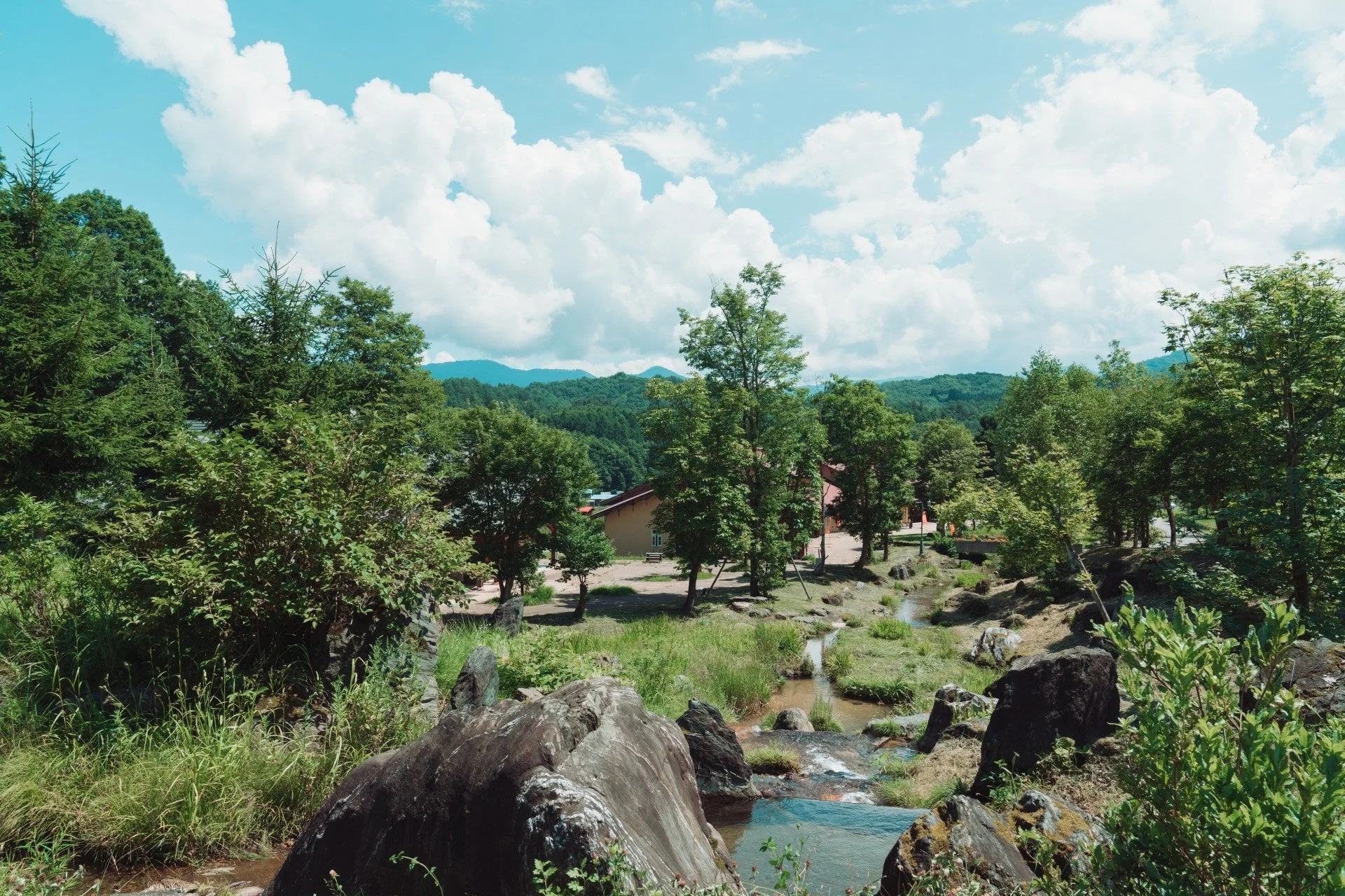 山之村地区の風景