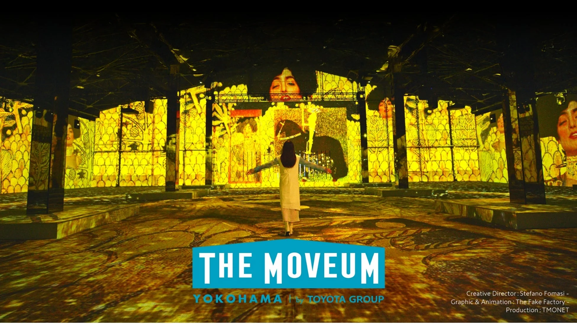 没入型アートの様子