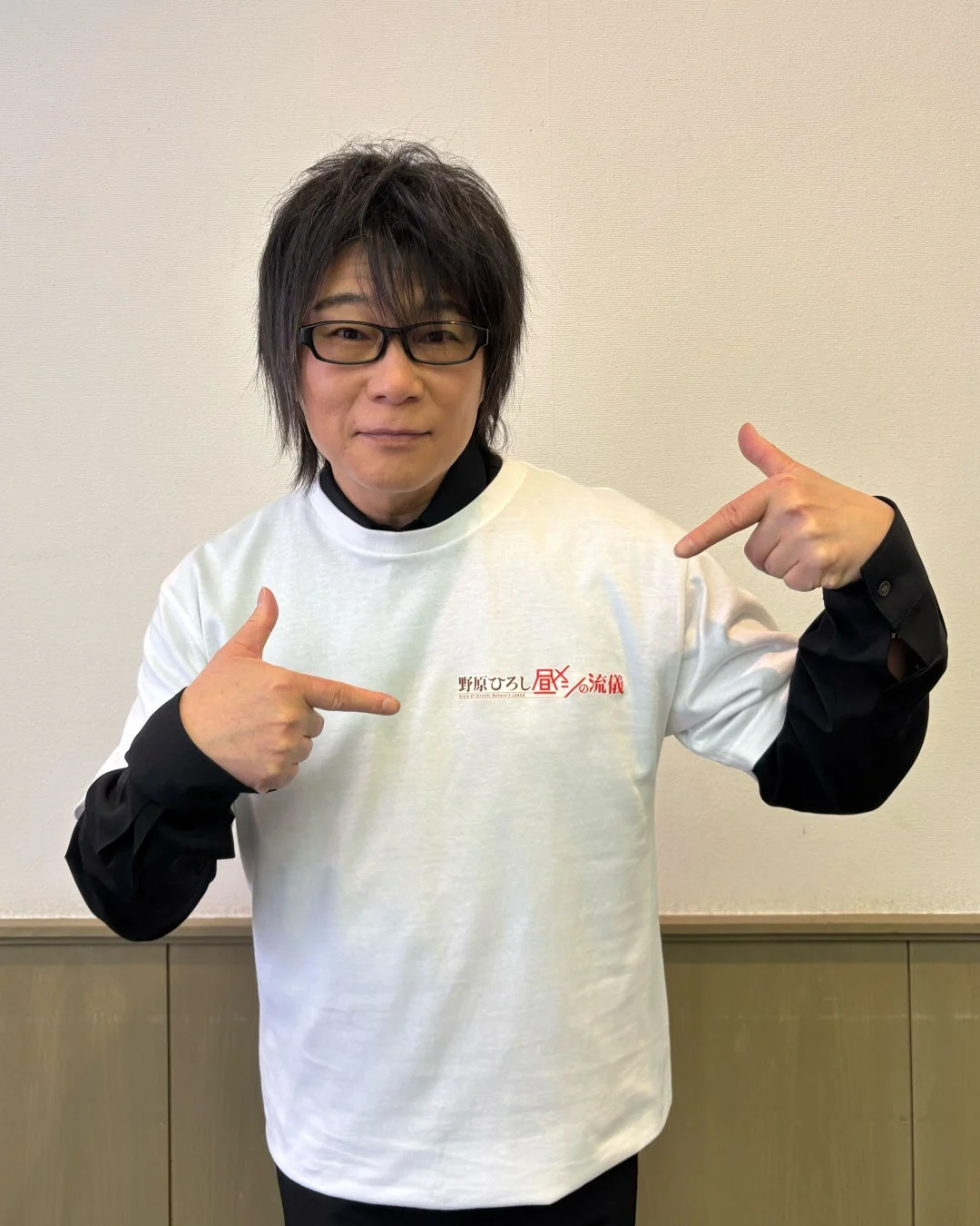 森川智之さん Tシャツ着用