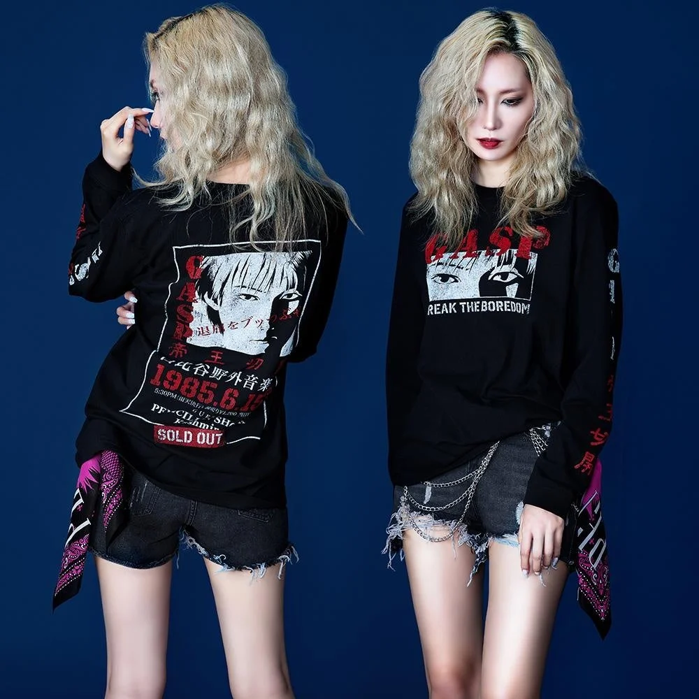 帝王切開 ロングスリーブ Tシャツ