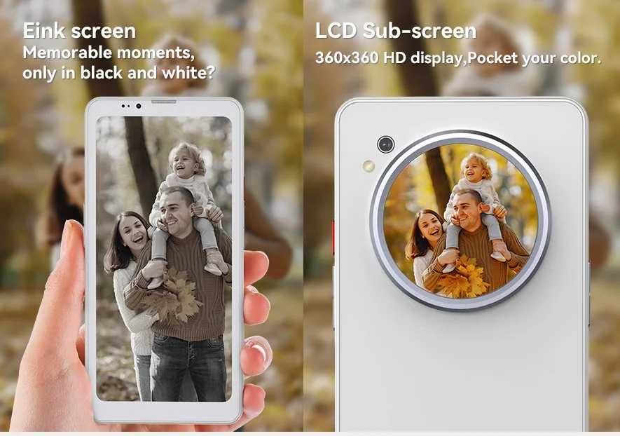 E InkとLCDでの写真表示比較