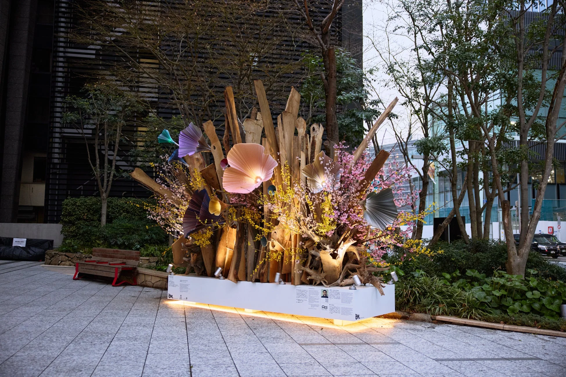 夜景のインスタレーション