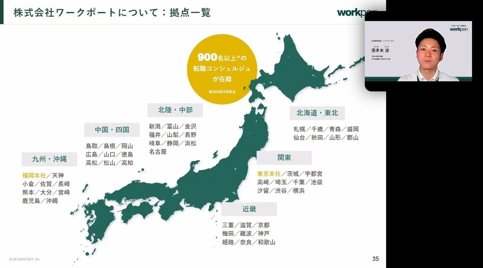 ワークポート拠点一覧