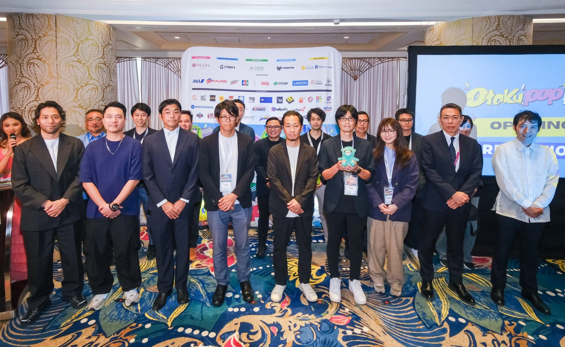 オープニングレセプションの様子