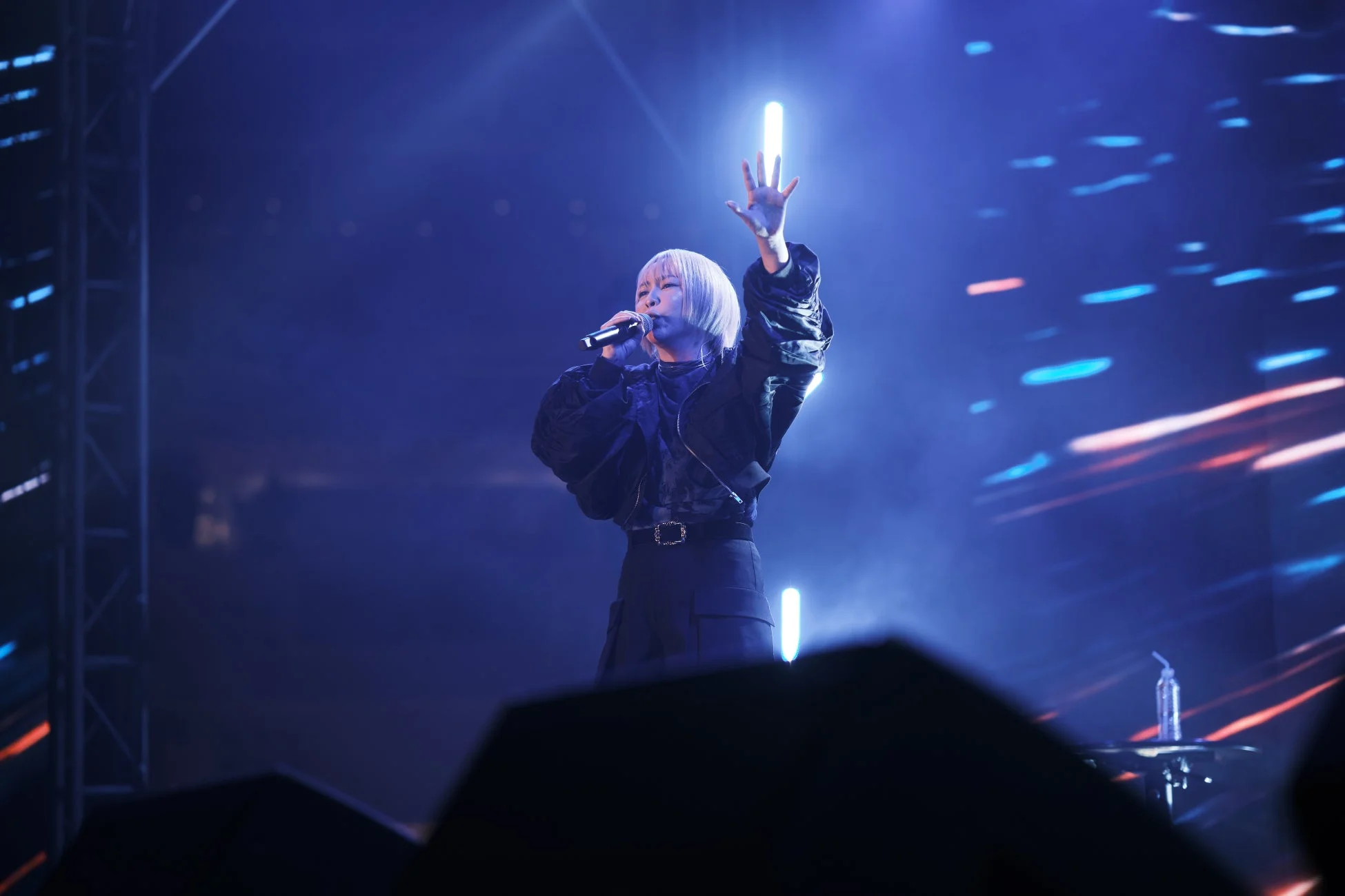 藍井エイル氏のライブパフォーマンス