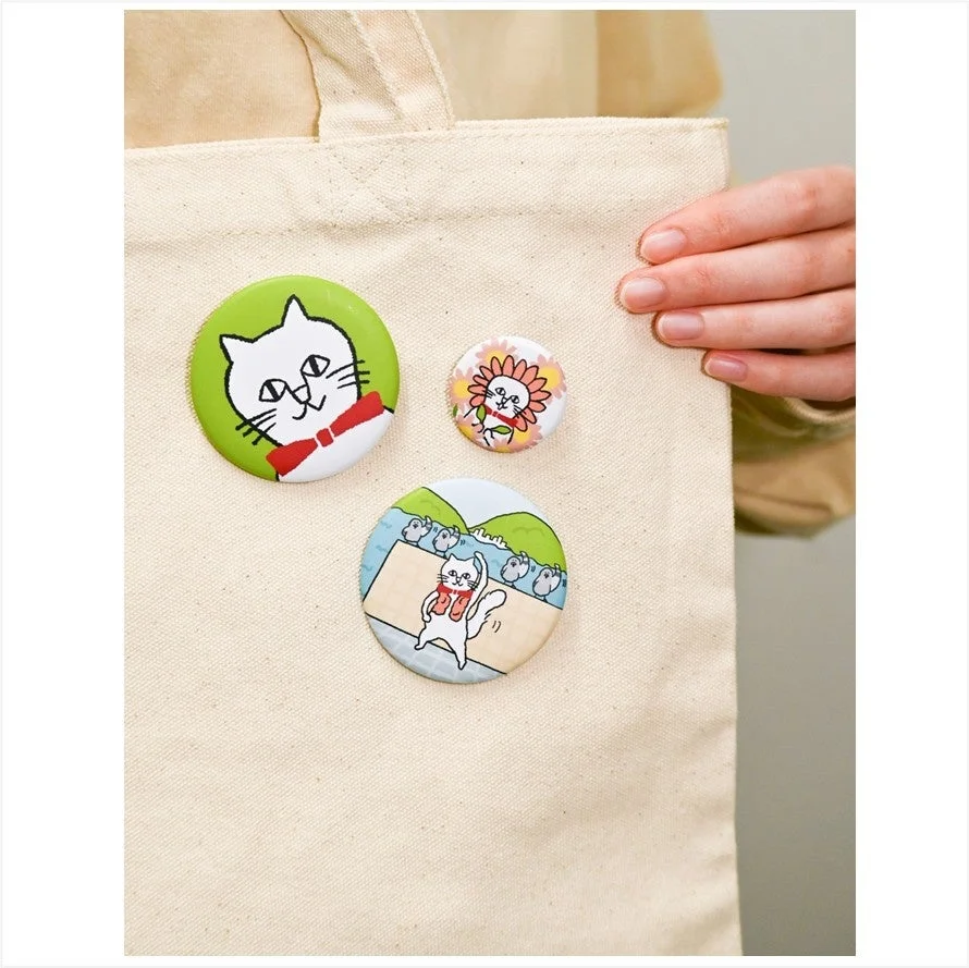 まるにゃん缶バッジ