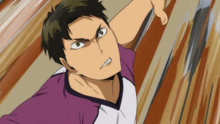 牛島若利の激しい表情