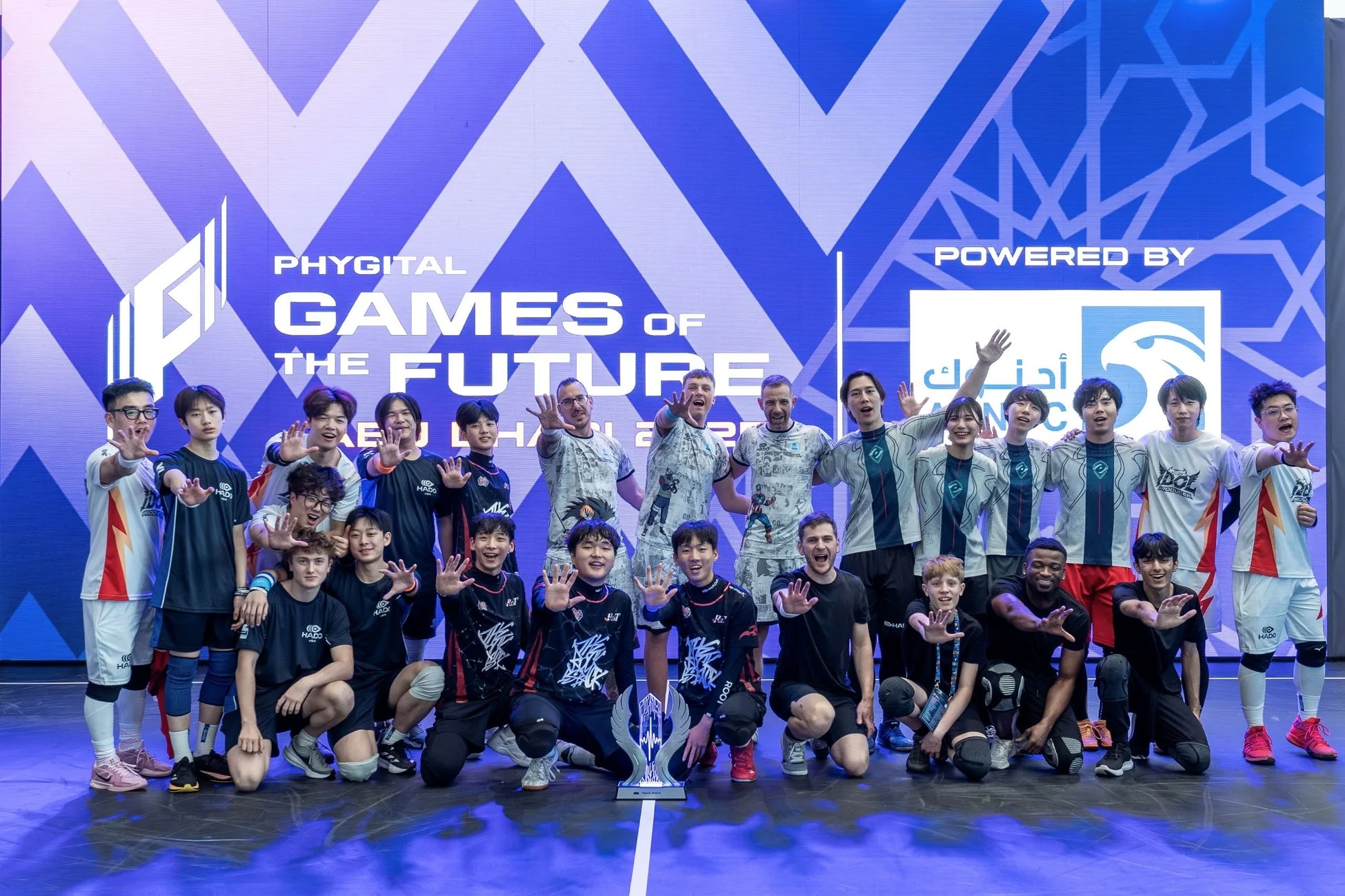 国際大会での集合写真