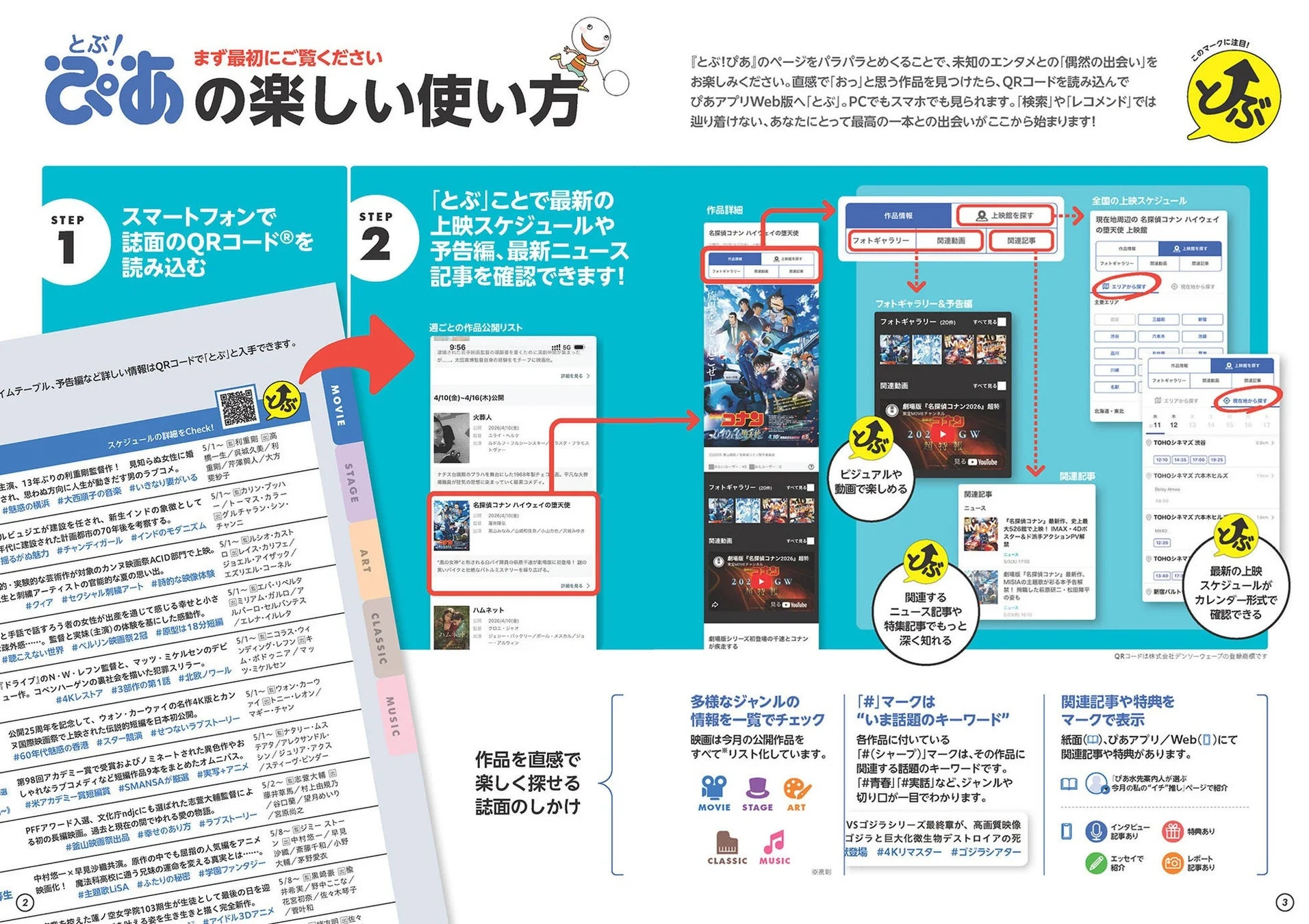 『とぶ!ぴあ』の楽しい使い方