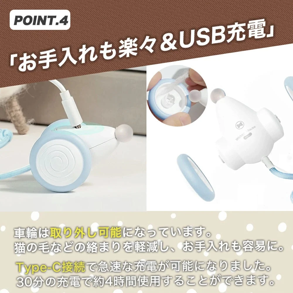 お手入れとUSB Type-C充電