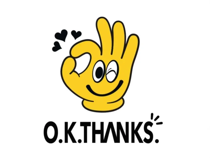 O.K.THANKS.ロゴ