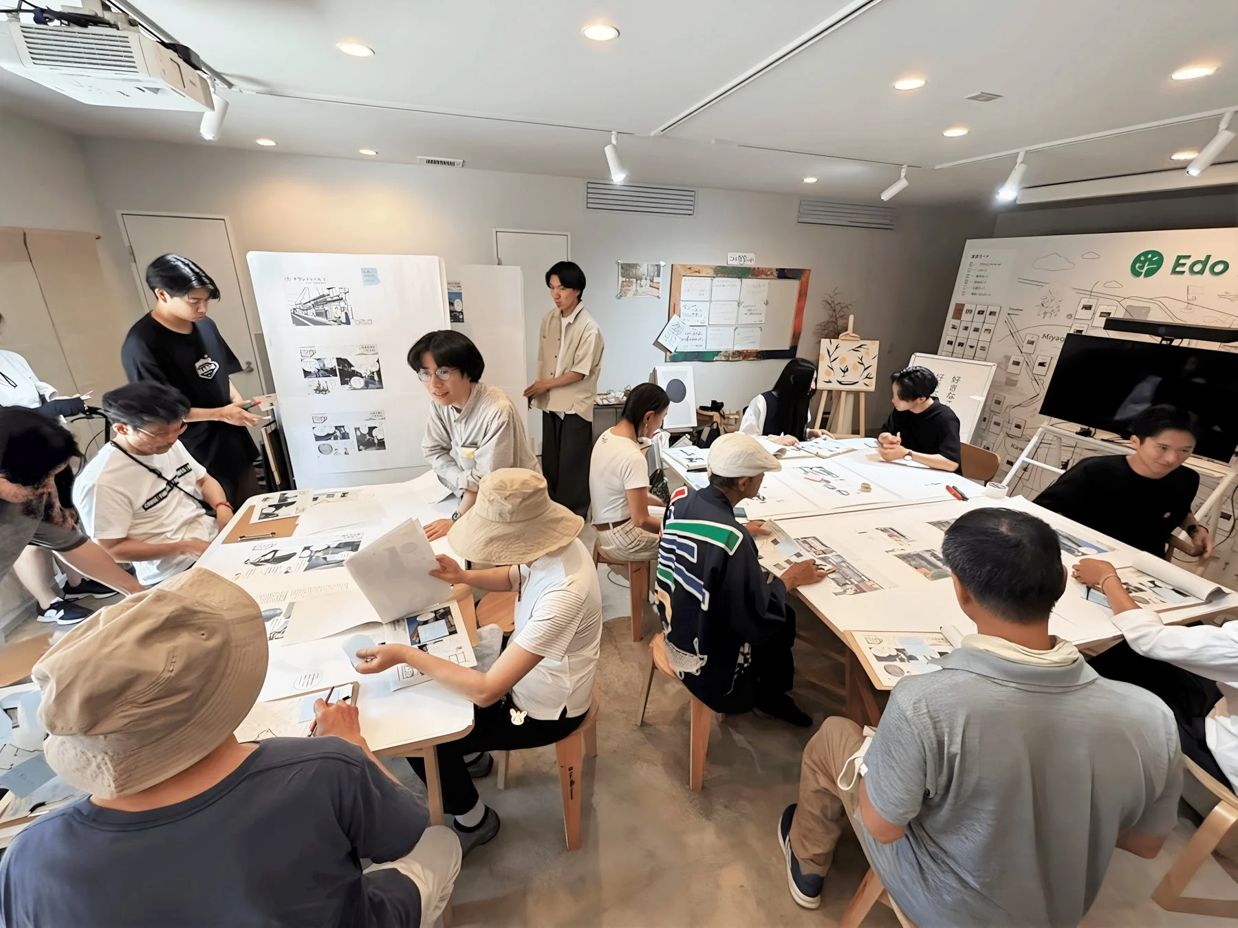 共同作業の様子
