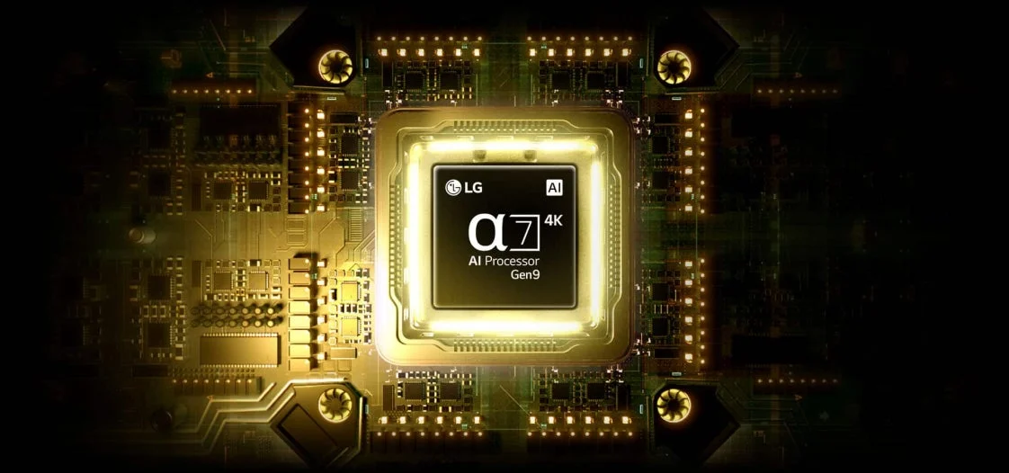 LG AI α7 4K AI Processor Gen9