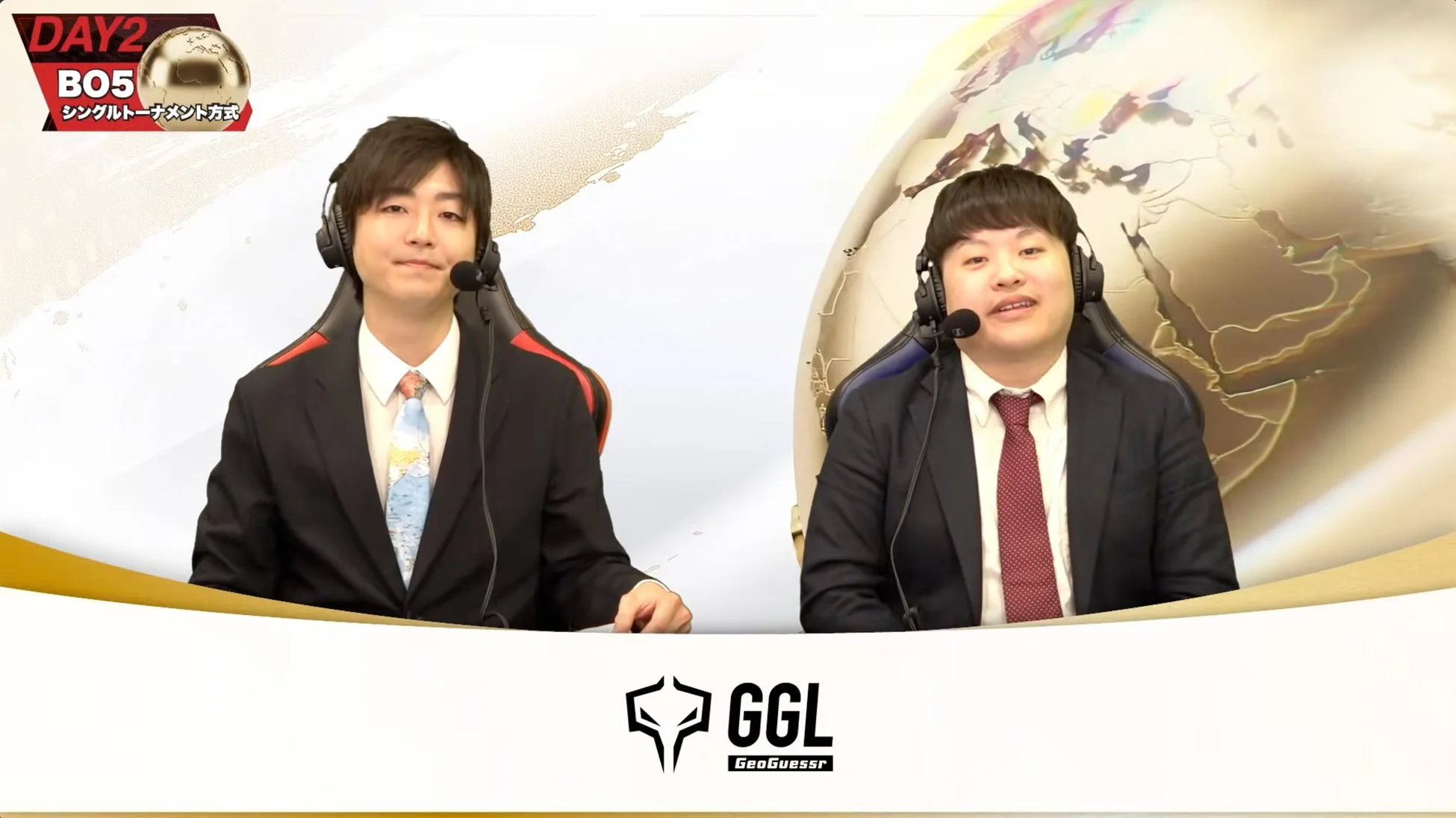 GeoGuessr大会の実況・解説