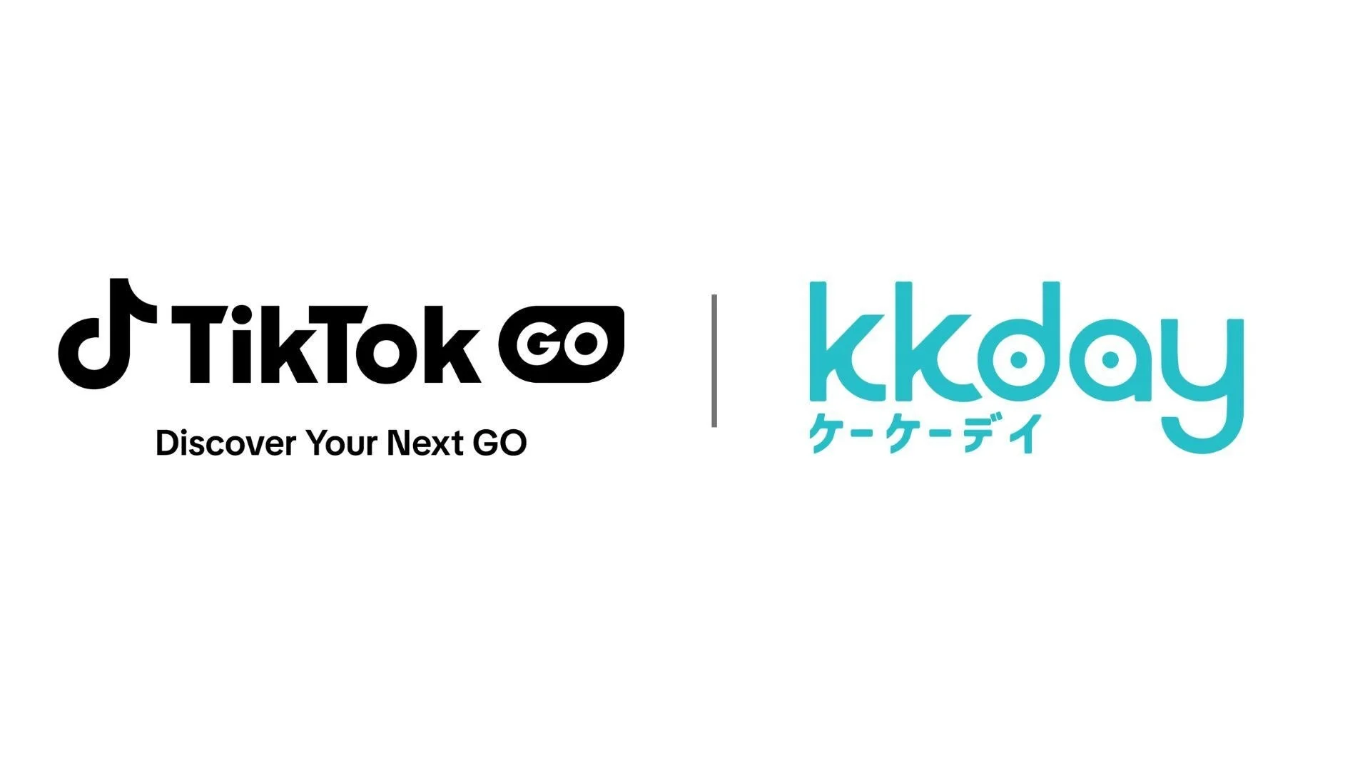 TikTok GOとKKdayのロゴ