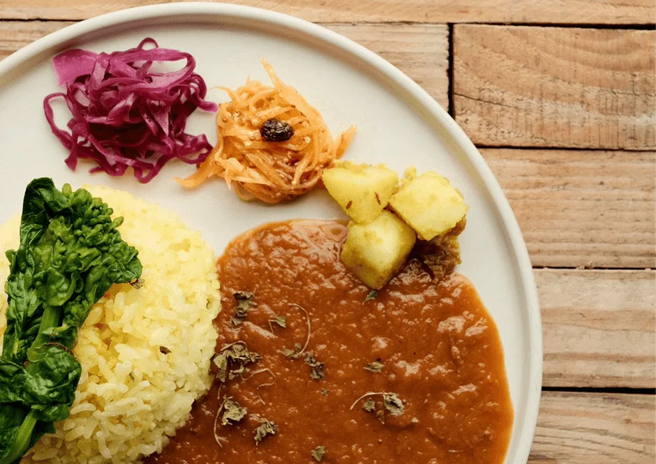 カレー屋enのスパイスカレー
