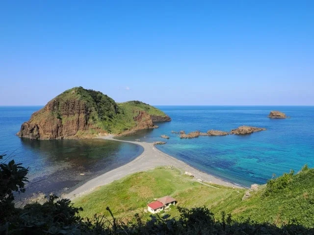 佐渡島の海岸風景