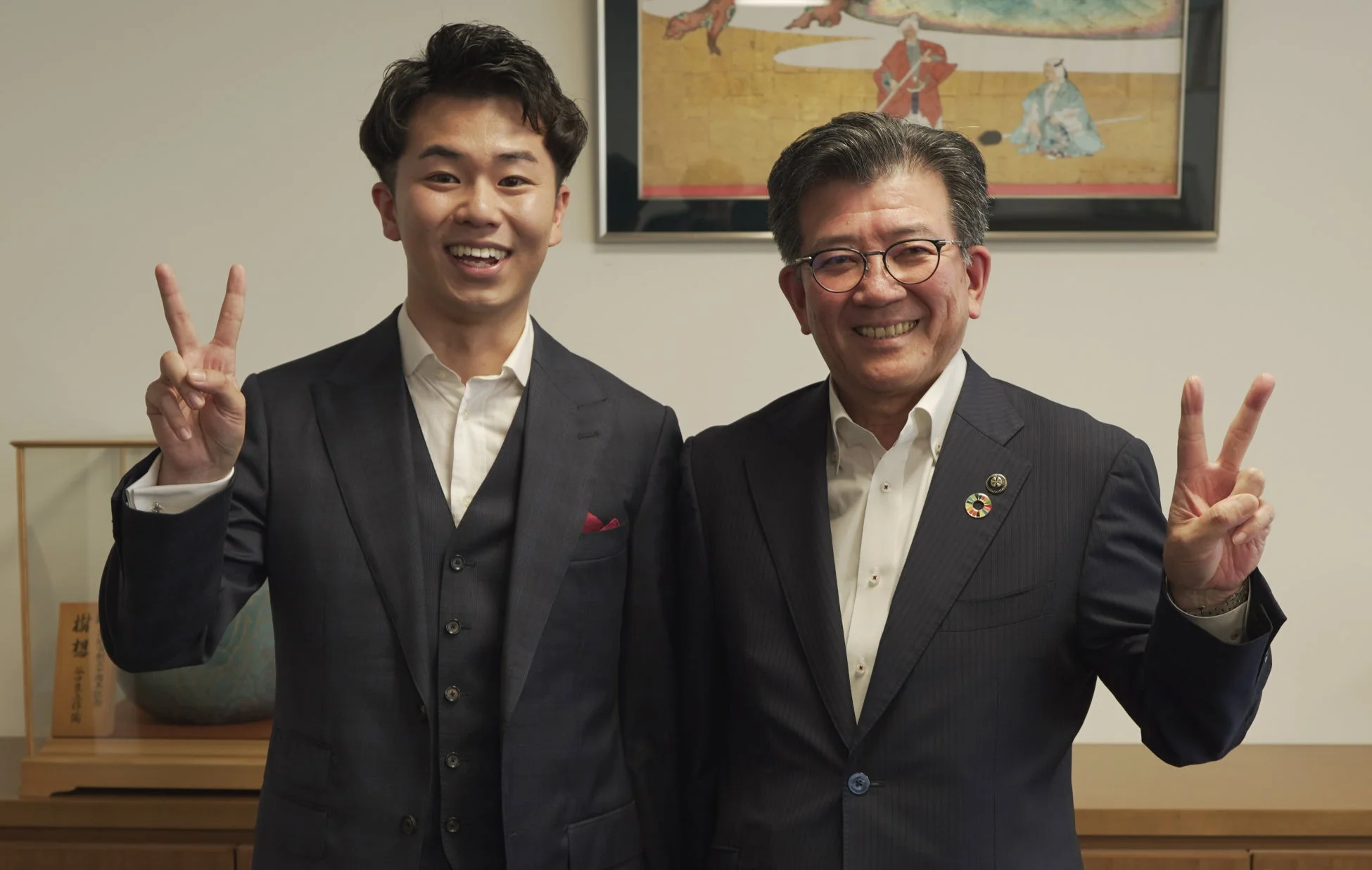 表敬訪問の様子1