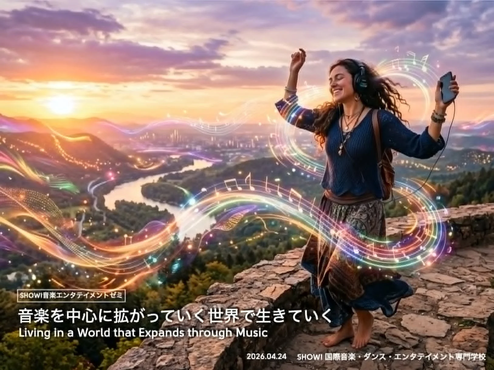 音楽を中心に広がっていく世界で生きていく