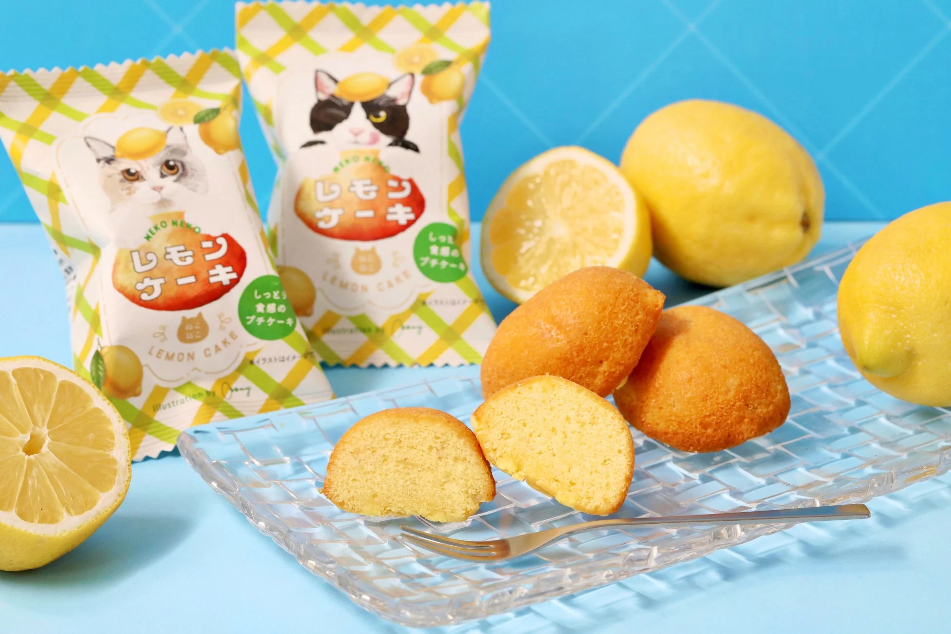 ねこねこレモンケーキ