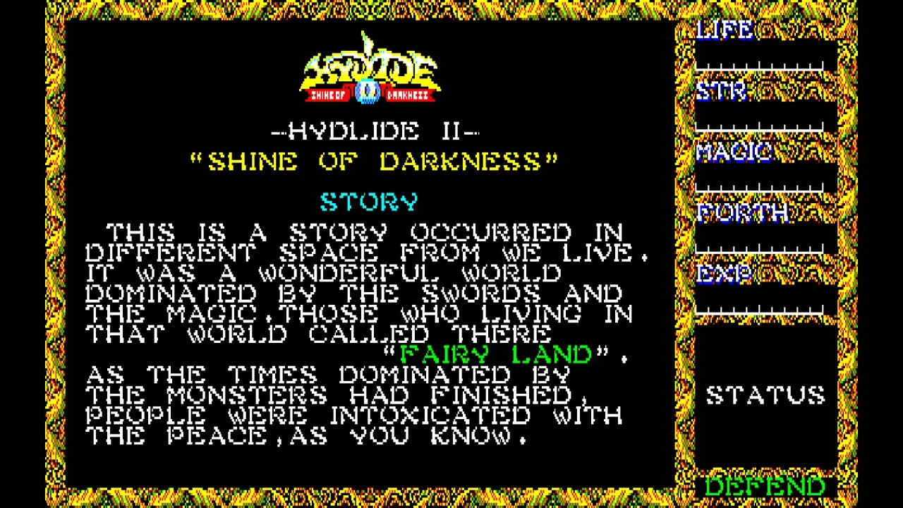 Hydlide II: Shine of Darkness