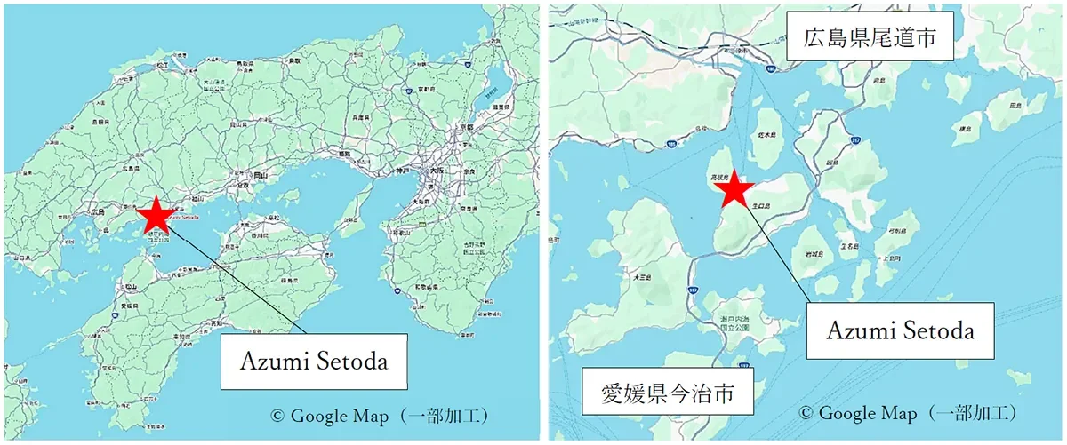 Azumi Setoda 位置図