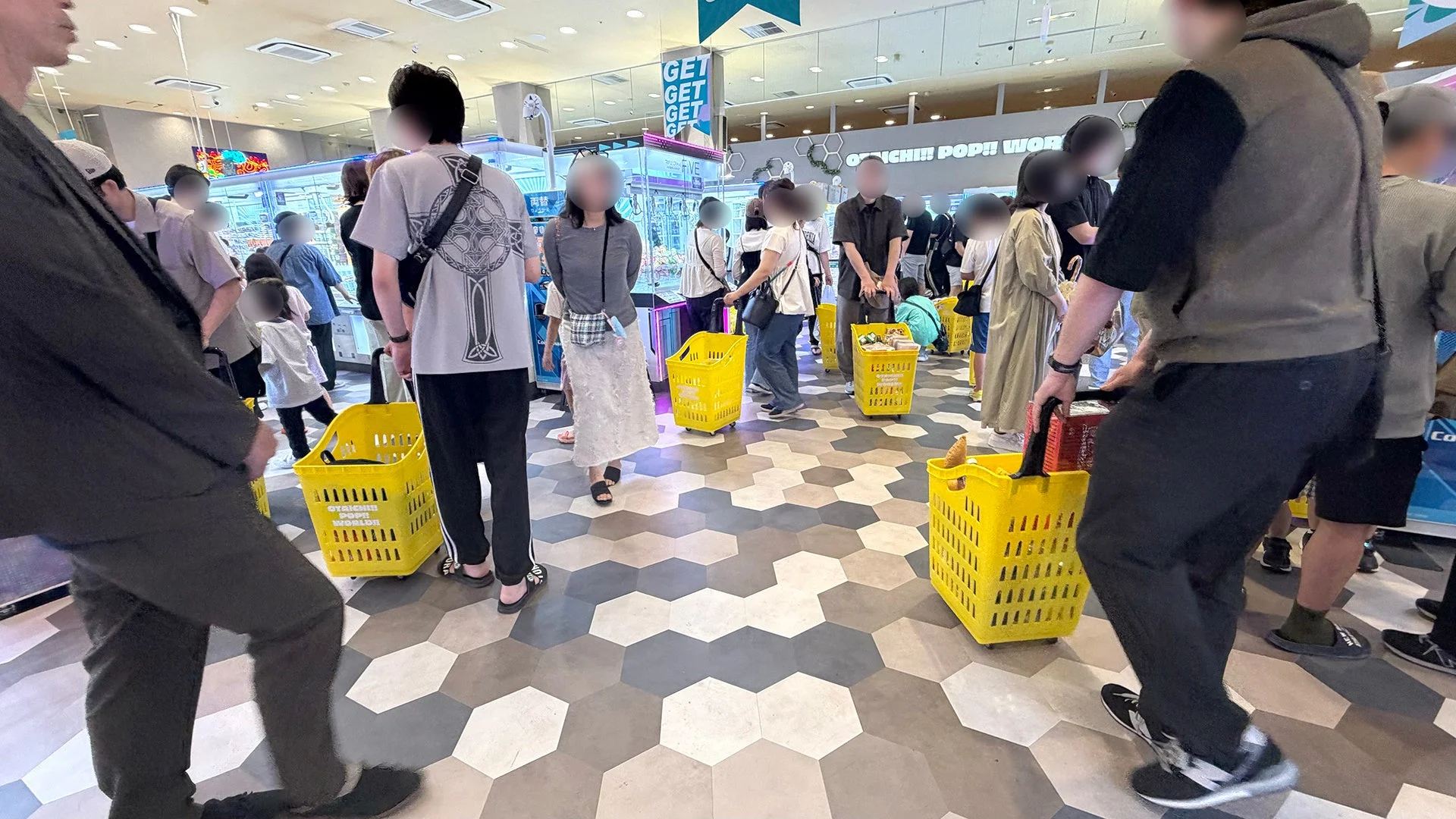 ゲームセンター店内の様子