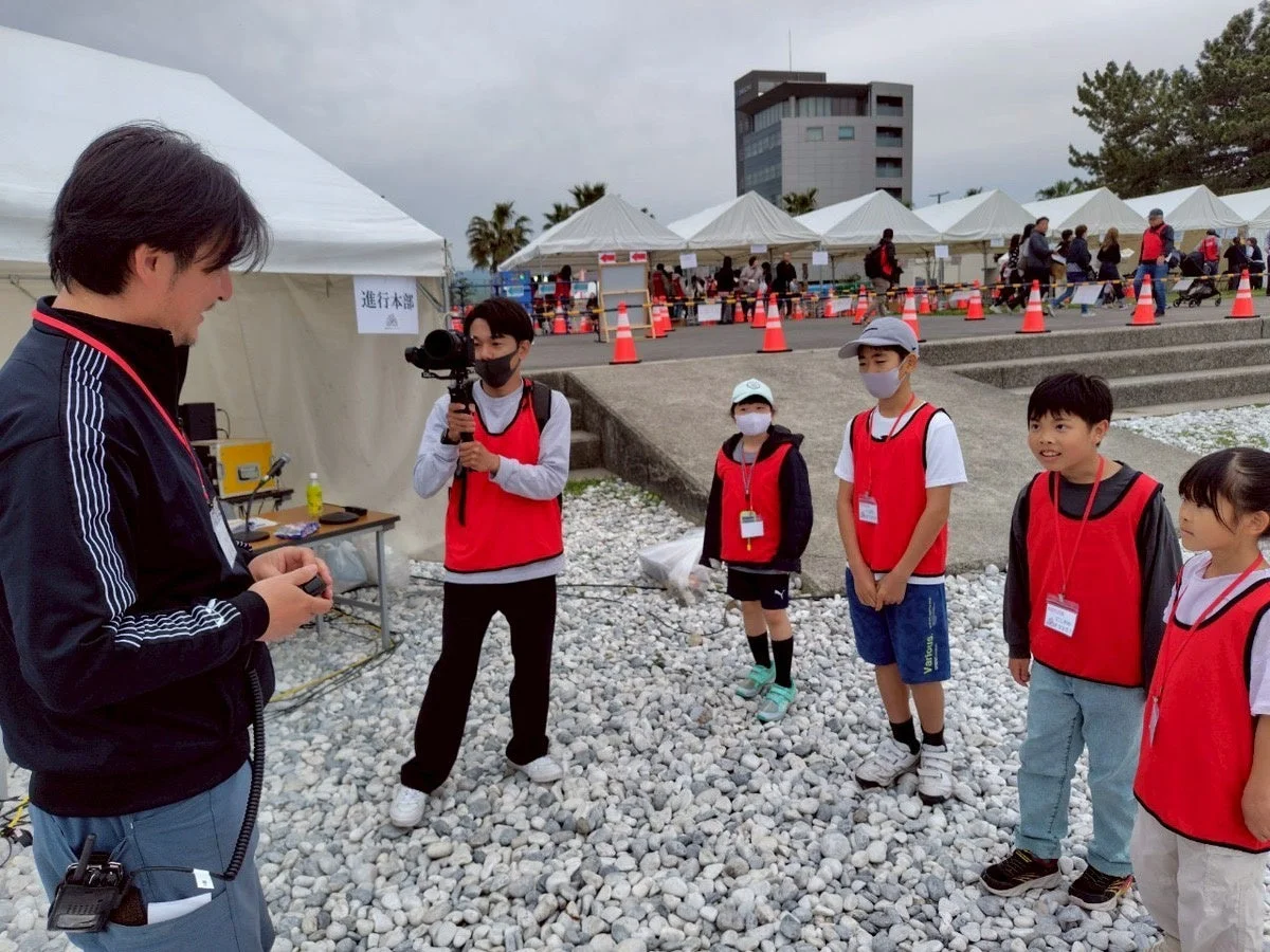 KIDS JOB 進行本部での様子